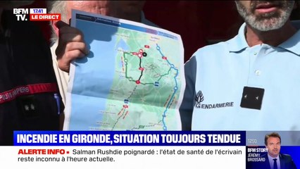 Gironde: la gendarmerie présente le plan permettant la réouverture de l'autoroute A63