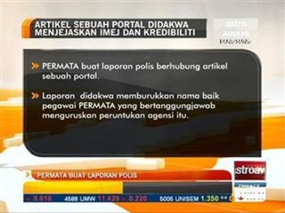 PERMATA buat laporan polis