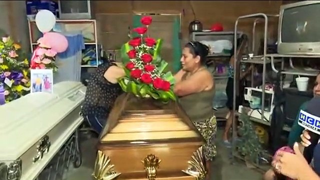 ¡ Dolorosa Despedida ! a padre e hija que murieron atropellados en Cortés