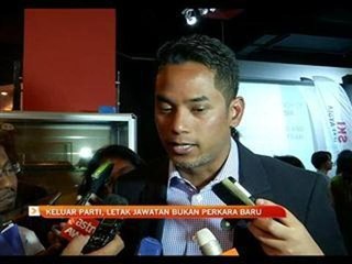 Keluar parti, letak jawatan bukan perkara baru