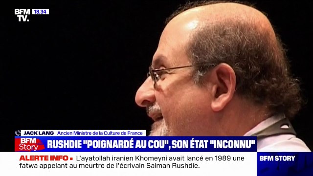 Salman Rushdie poignardé aux États-Unis: Jack Lang raconte le moment où il a décidé de publier en français Les Versets sataniques de l'écrivain