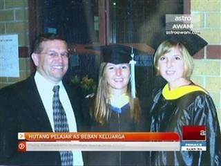 Hutang pelajar Amerika Syarikat beban keluarga