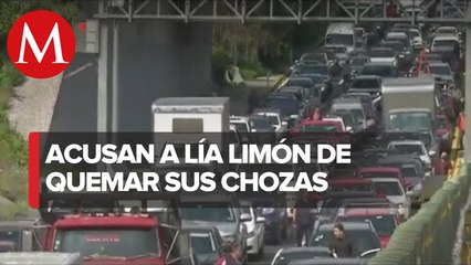 Habitantes del Estado de México bloquean autopista México-Toluca