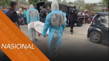 Mayat ditemui dengan kesan kelar di leher