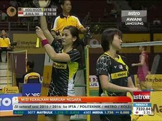 Badminton: Misi kekalkan maruah negara