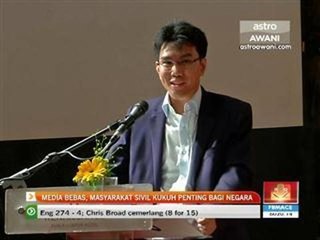 Media bebas, masyarakat sivil kukuh penting bagi negara