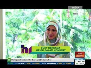 Erra Fazira duet bersama Opick dalam konsert