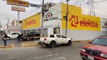 Vandalizaron un cajero automático de Banco Azteca en avenida Patria de colonia Villa Guerrero