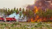 Los equipos de ayuda llegan a Francia para sofocar los incendios forestales