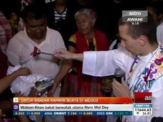 Datuk bandar kahwin buaya di Mexico