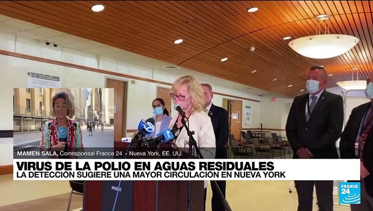 Informe desde Nueva York: descubren virus de la polio en aguas residuales