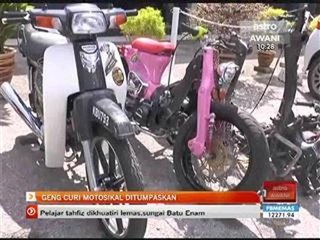 Geng curi motorsikal ditumpaskan