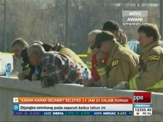 Kanak-kanak selamat selepas 14 jam di dalam sungai
