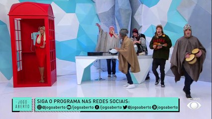 Debate Jogo Aberto: Zoeira com Renata Fan teve banda peruana e lhama