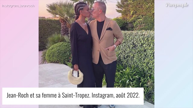 Jean-Roch amoureux : adorable bisou à sa femme lors d'un moment détente à Saint-Tropez