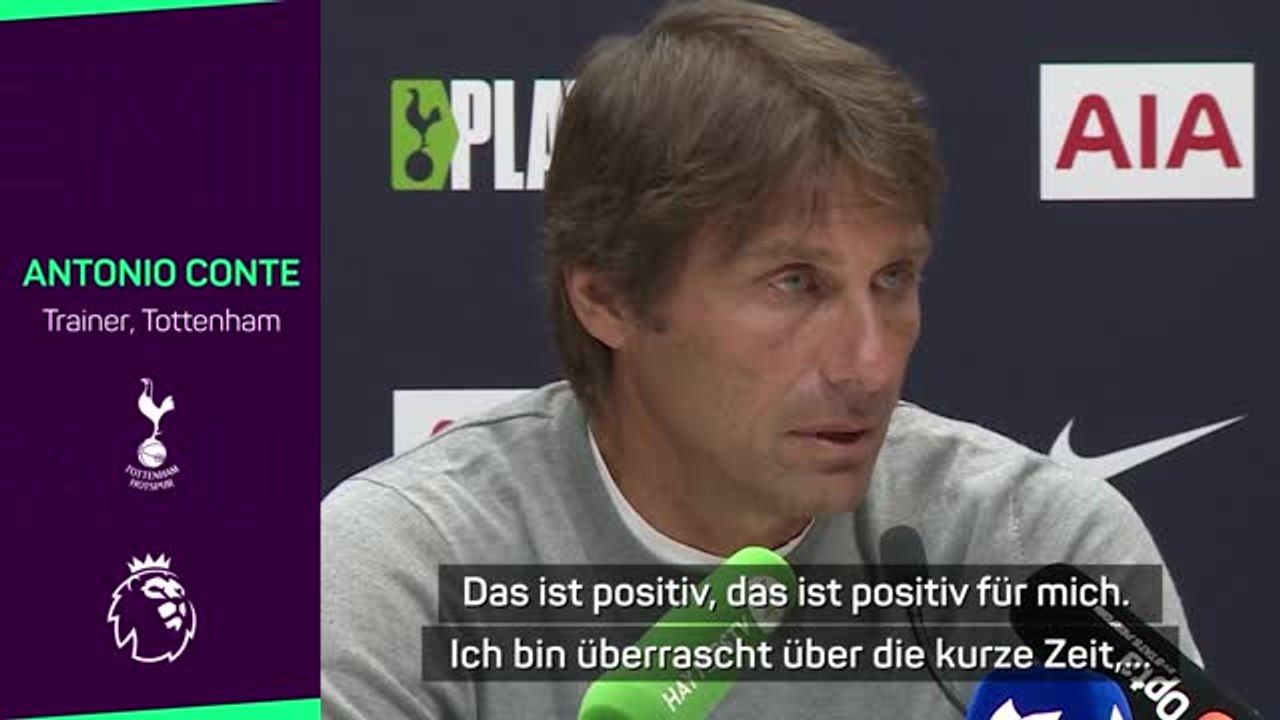 Conte: "Das ist natürlich eine tolle Überraschung"