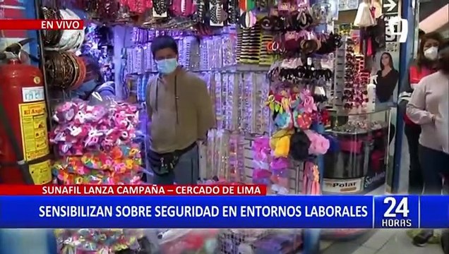 Mesa Redonda: Sunafil promueve campaña para entornos laborales más seguros