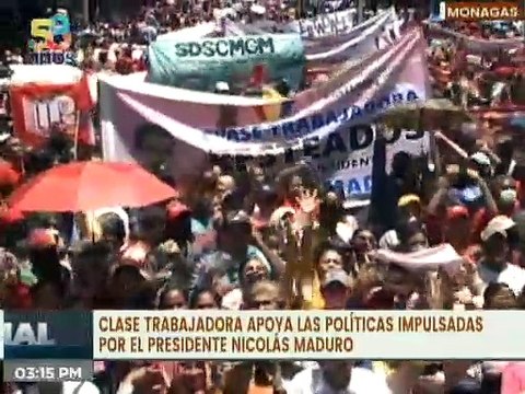 Monagas | Clase trabajadora de Maturín respalda las políticas impulsadas por el Presidente Maduro