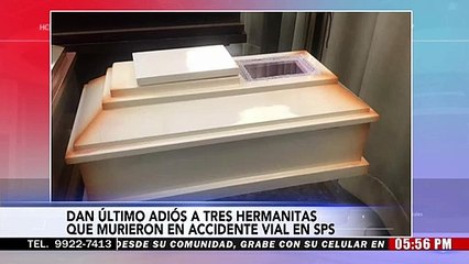 Tristeza en el velatorio de las 3 hermanitas que fallecieron en accidente ocurrido en la colonia Mod