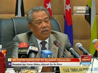 BN sokong kedudukan MB Selangor dikekalkan