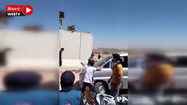 Suriye'de Türkiye kontrolündeki askeri üsleri taşladılar