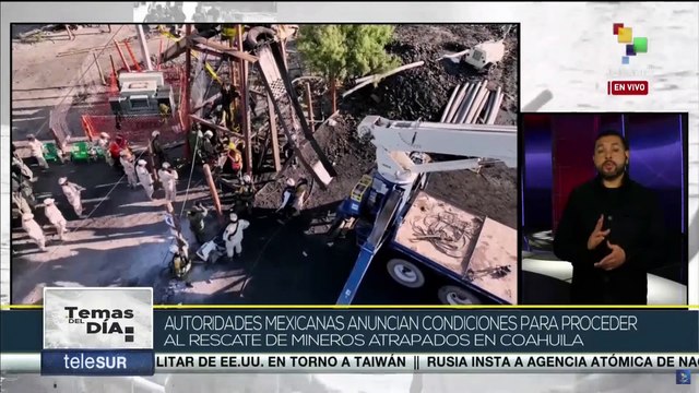 México: Autoridades anuncian condiciones para proceder al rescate de mineros atrapados en Coahuila