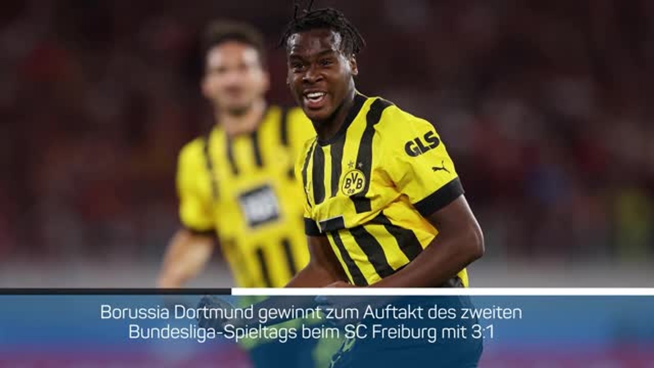Fakten-Report: Dortmund dreht Spiel in Freiburg