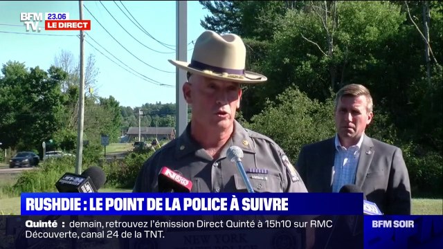 Salman Rushdie poignardé: L'enquête est confiée au FBI , déclare la police de l'État de New York