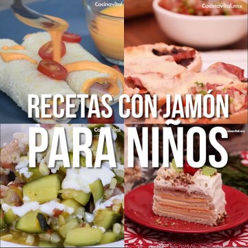 4 recetas con jamón para niños y consentirlos con el Regreso a Clases