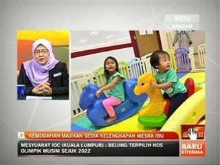 Kemudahan majikan sedia kelengkapan mesra ibu