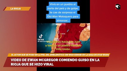 Video de Ewan McGregor comiendo guiso en La Rioja que se hizo viral