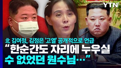 北 김여정 "원수님 고열로 앓아"...김정은 건강 언급 이유는? / YTN