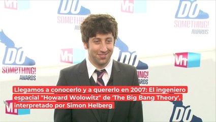 La transformación de Simon Helberg de 'The Big Bang Theory'