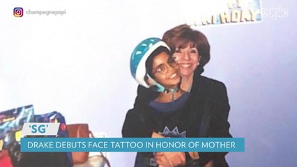 Drake Gets His First Face Tattoo Honoring His Mother Sandi Graham — See the Reveal