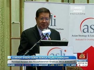 Syarikat diseru semak semula pelan perniagaan