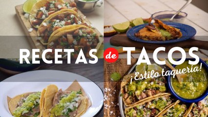 ¿Antojo de unos taquitos? Checa estas 4 recetas de tacos estilo taquería