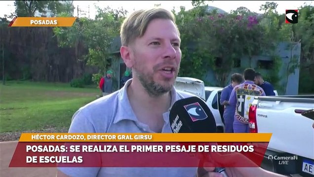 Posadas: se realiza el primer pesaje de residuos de escuelas