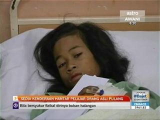 JAKOA sedia kenderaan hantar murid Orang Asli pulang