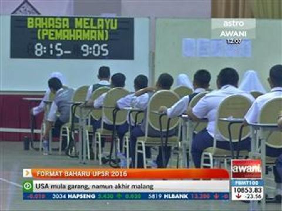 Format baharu UPSR 2016