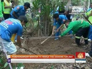 Pemerdagangan manusia: 91 warga Thai didakwa terlibat