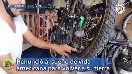 Renunció al sueño de vida americana para volver a su tierra