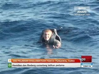 300 pelarian diselamatkan pantai pengawal Turki