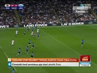 England ucap selamat tinggal kempen Ragbi Piala Dunia