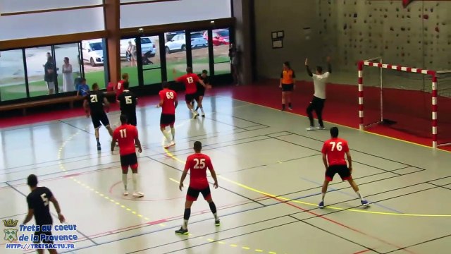 Match de préparation du championnat de France de HAND - PAUC_ISTRES à TRETS 12Aout2022
