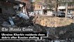 Ukraine: Kharkiv residents clean debris after Russian shelling