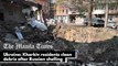 Ukraine: Kharkiv residents clean debris after Russian shelling