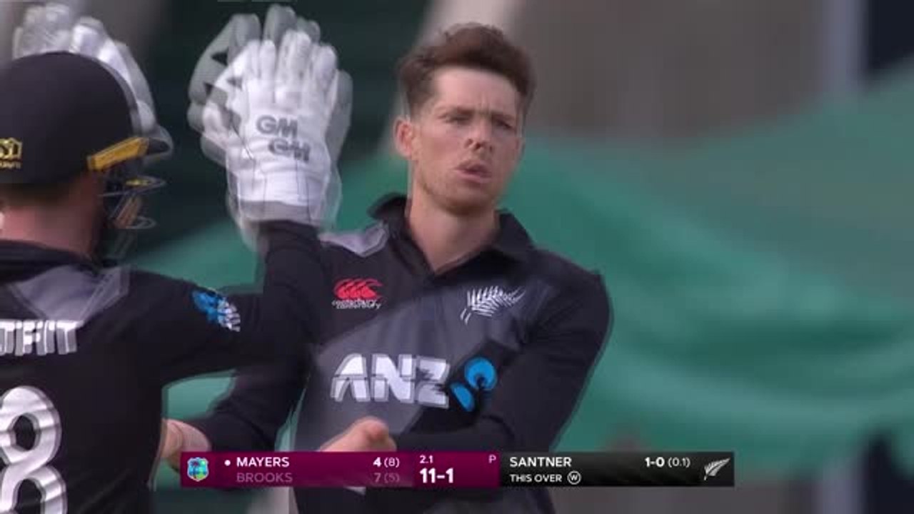 Santner takes three as New Zealand secure series win in West Indies