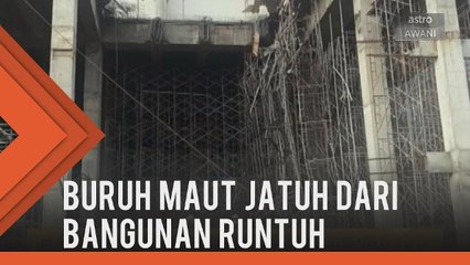 Buruh binaan maut jatuh dari bangunan runtuh di Subang Jaya