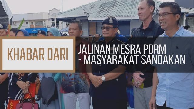 Khabar Dari Sabah: Jalinan Mesra PDRM - Masyarakat Sandakan