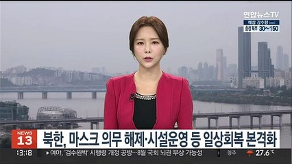 북한, 마스크 의무 해제·시설운영 등 일상회복 본격화